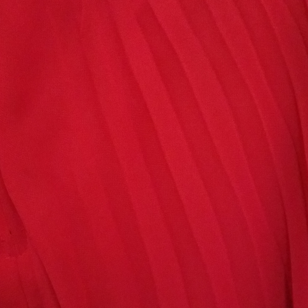 Strapless dress.Balconette top w/sheer pleated - Picture 5 of 6
